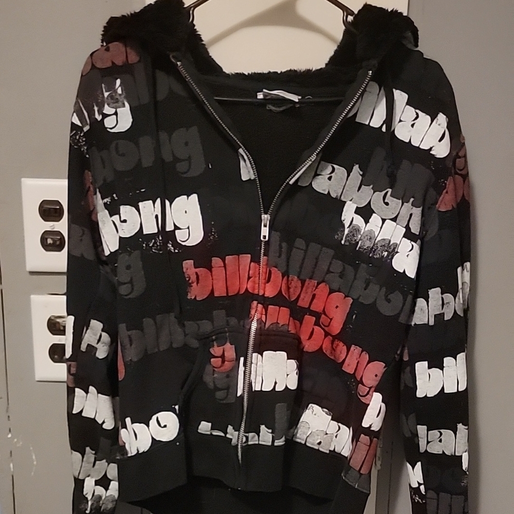 Billabong Black Graphic Hoodie